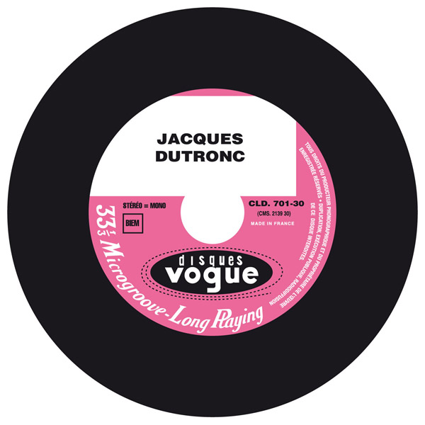CD Label, Dutronc, Jacques - 1st album (1966) (+4)
